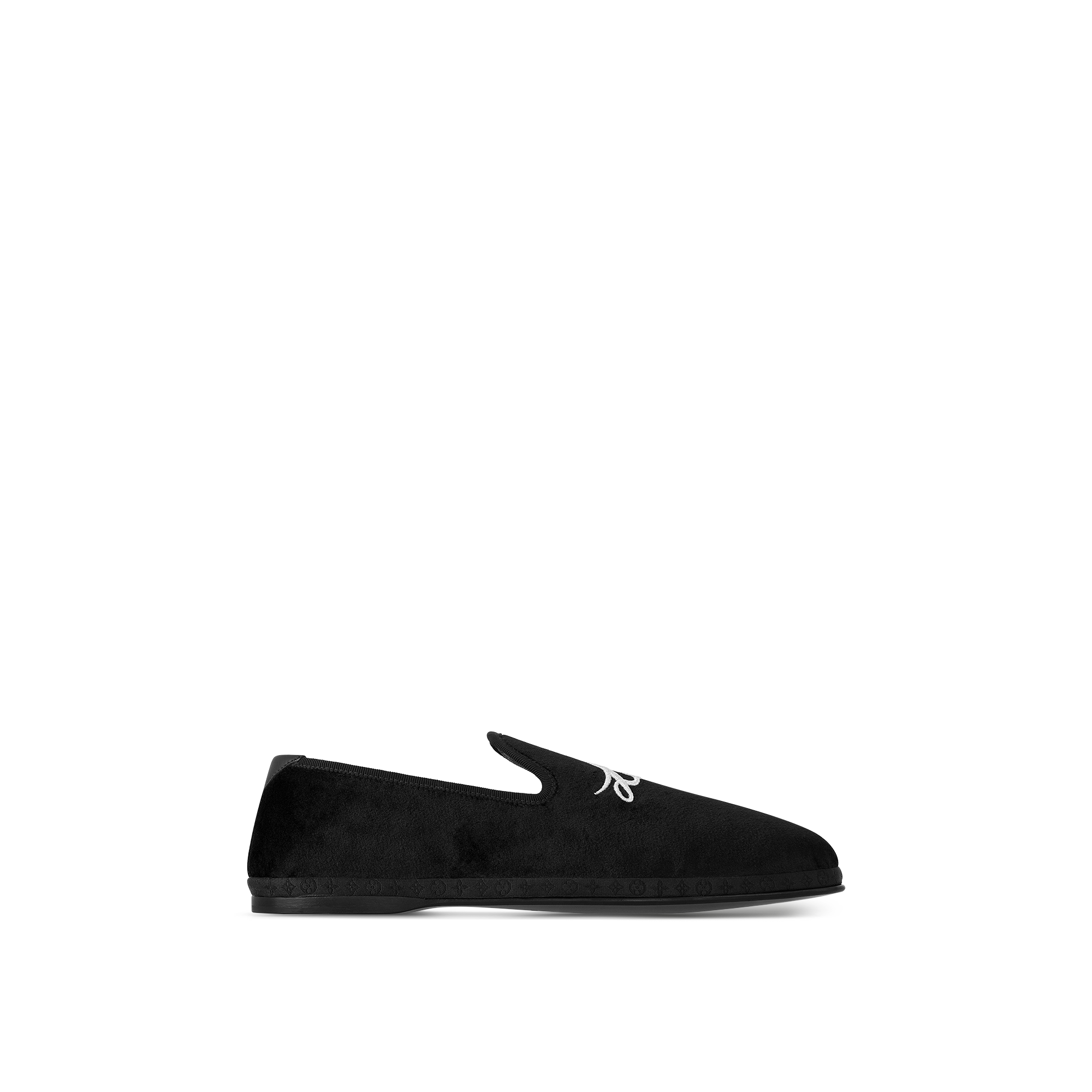 Louis vuitton velvet on sale loafers